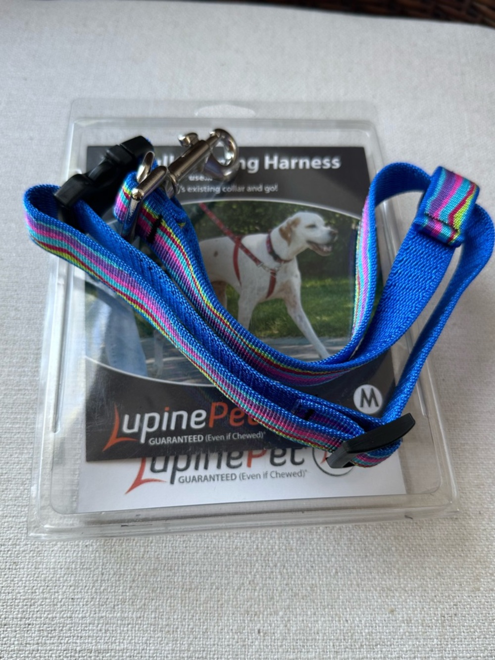 NWT Lupine Pet No-Pull Training Harness in Ripple Creek 🌈 - Size M, 3/4” width